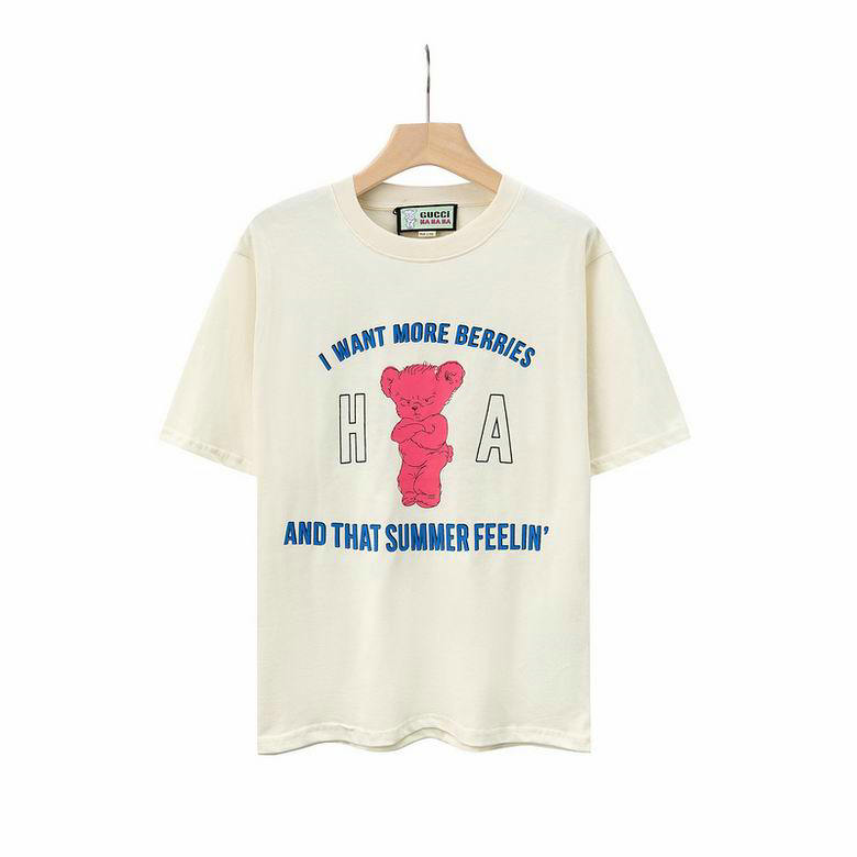 Wholesale Cheap G ucci Designer Short Sleeve T shirts for Sale