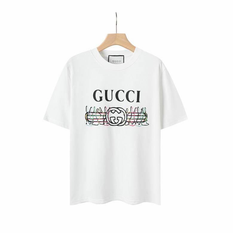 Wholesale Cheap G ucci Designer Short Sleeve T shirts for Sale