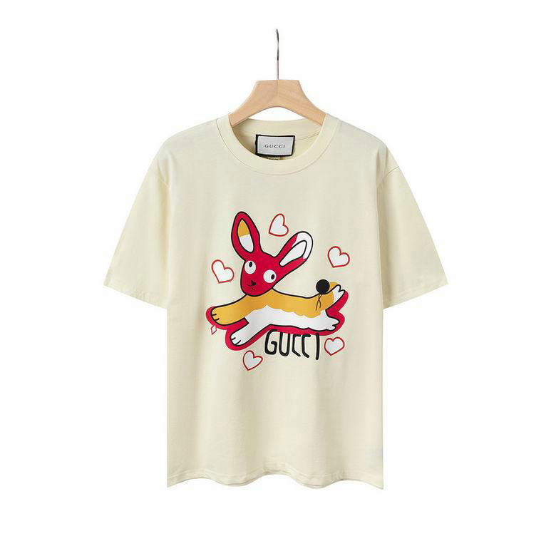 Wholesale Cheap G ucci Designer Short Sleeve T shirts for Sale