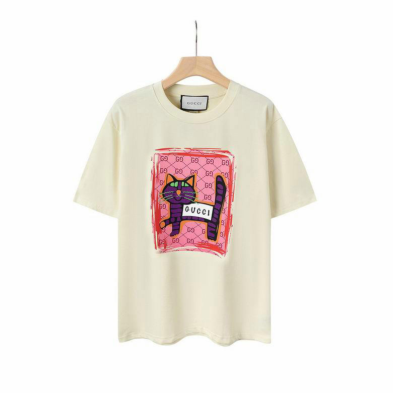 Wholesale Cheap G ucci Designer Short Sleeve T shirts for Sale