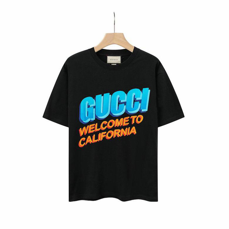Wholesale Cheap G ucci Designer Short Sleeve T shirts for Sale