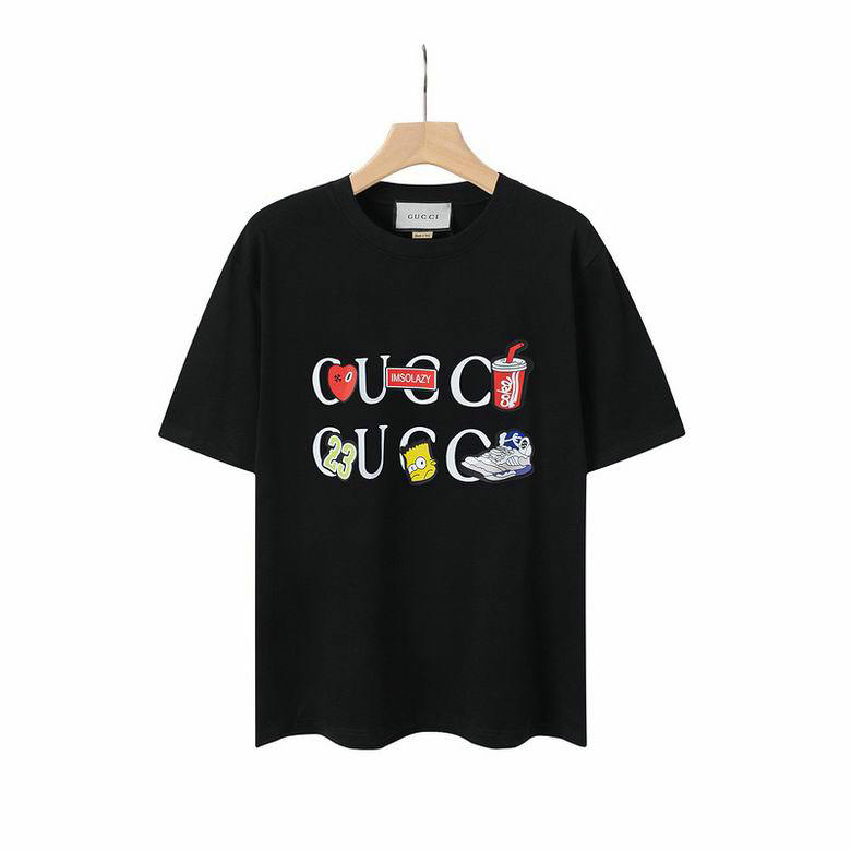 Wholesale Cheap G ucci Designer Short Sleeve T shirts for Sale