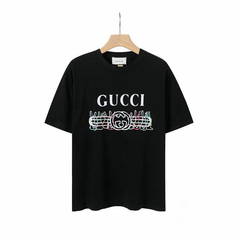 Wholesale Cheap G ucci Designer Short Sleeve T shirts for Sale