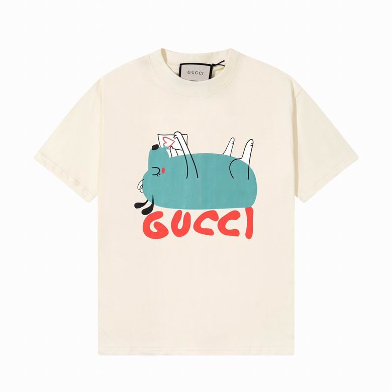 Wholesale Cheap G ucci Short Sleeve T Shirts for Sale