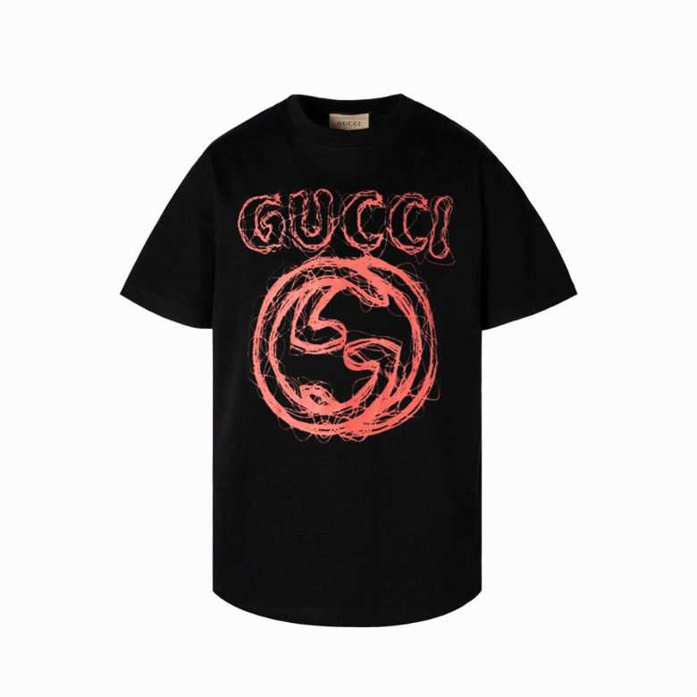 Wholesale Cheap G ucci Short Sleeve T Shirts for Sale
