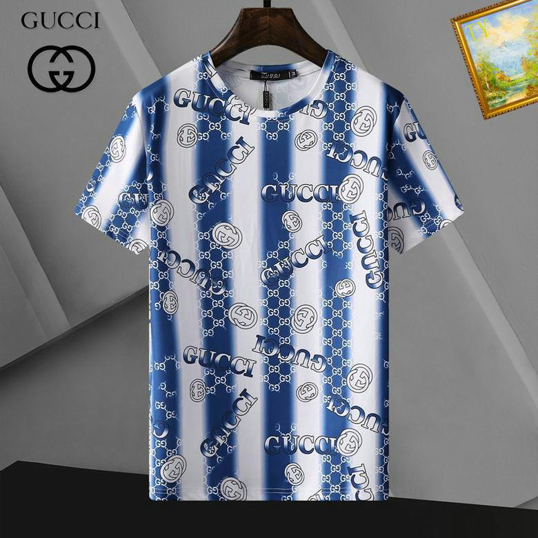 Wholesale Cheap G ucci Short Sleeve T shirts for Sale
