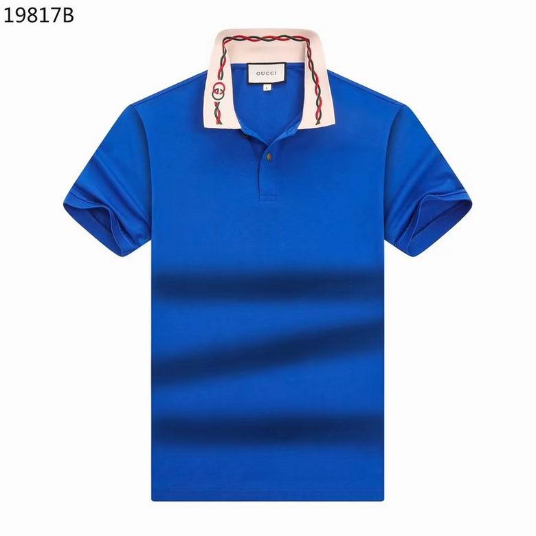 Wholesale Cheap G.ucci Short Sleeve Lapel T Shirts for Sale