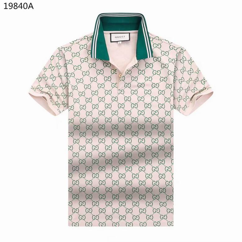 Wholesale Cheap G.ucci Short Sleeve Lapel T Shirts for Sale