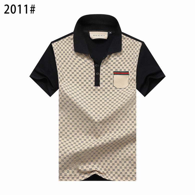 Wholesale Cheap G.ucci Short Sleeve Lapel T Shirts for Sale