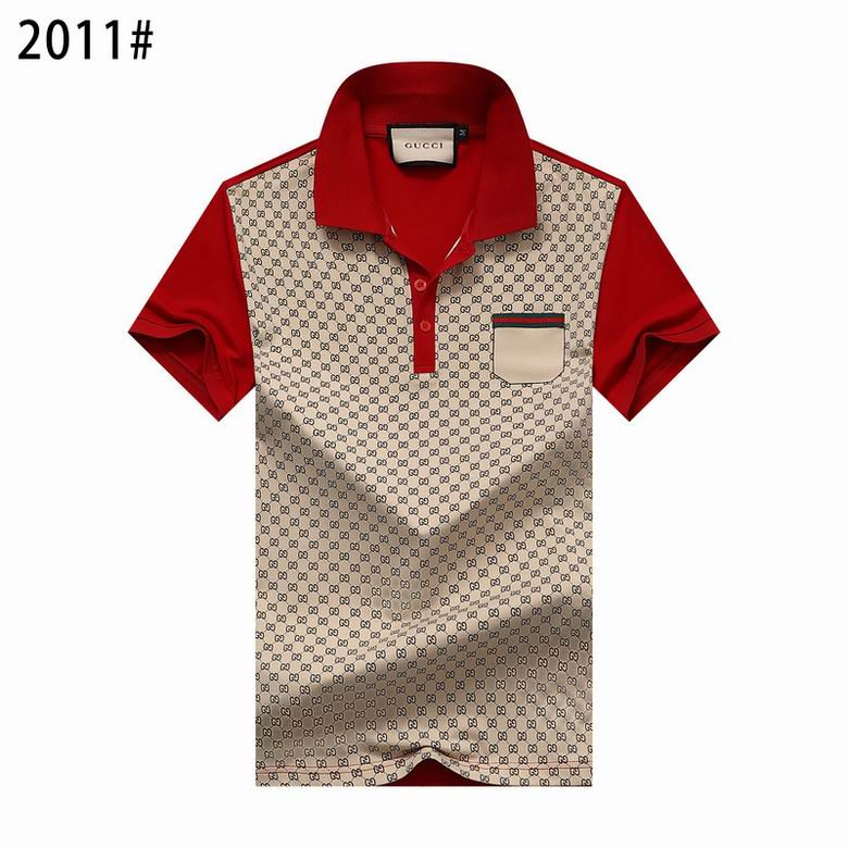 Wholesale Cheap G.ucci Short Sleeve Lapel T Shirts for Sale