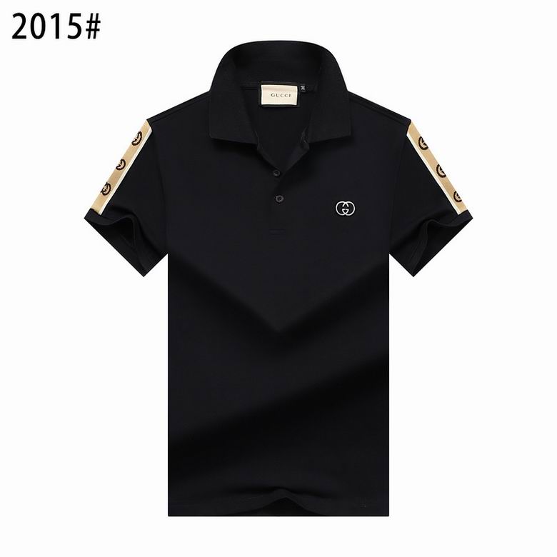 Wholesale Cheap G.ucci Short Sleeve Lapel T Shirts for Sale