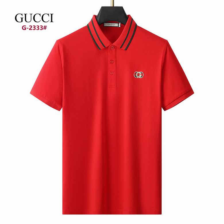 Wholesale Cheap G.ucci Short Sleeve Lapel T Shirts for Sale