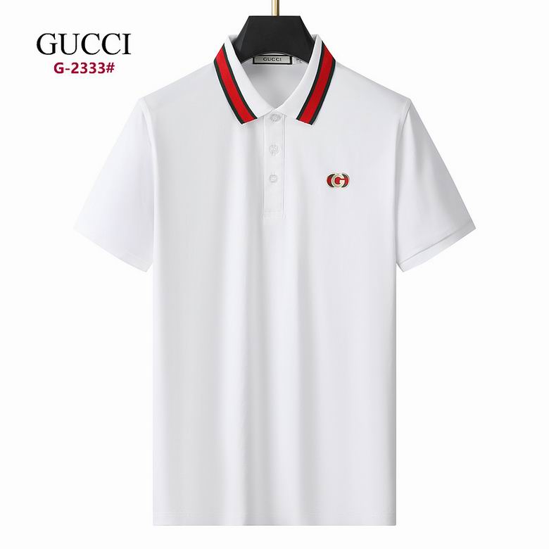 Wholesale Cheap G.ucci Short Sleeve Lapel T Shirts for Sale