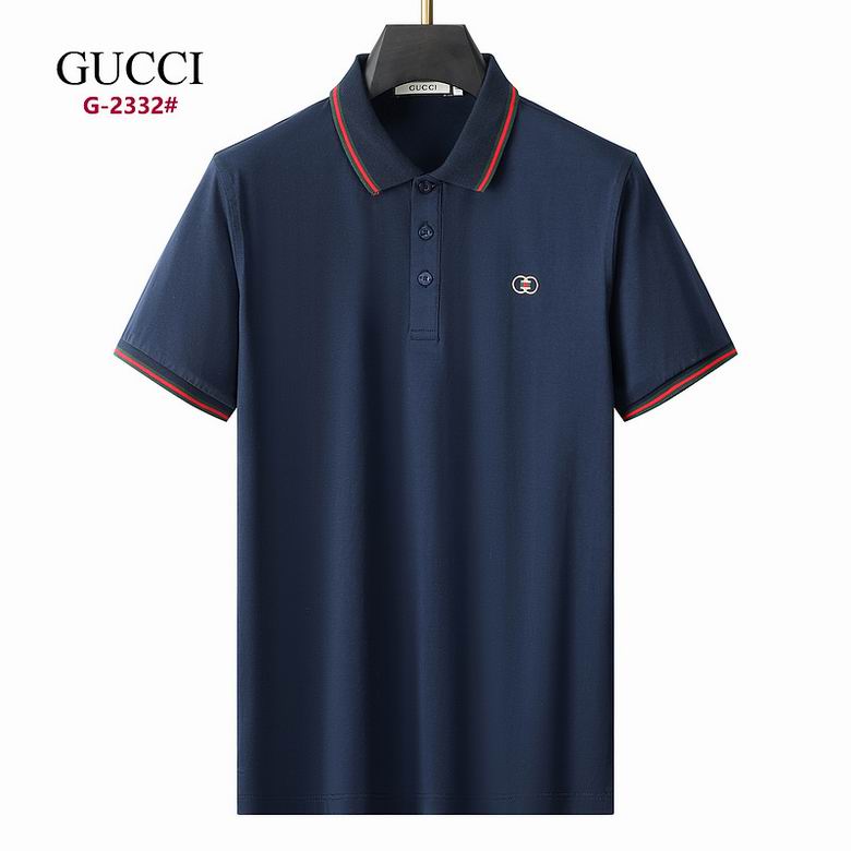 Wholesale Cheap G.ucci Short Sleeve Lapel T Shirts for Sale