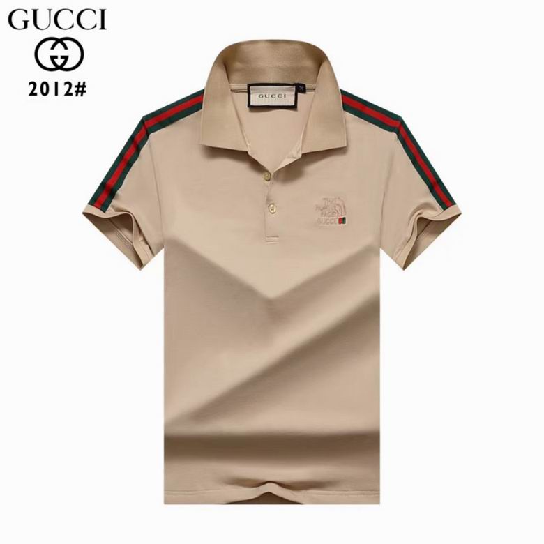 Wholesale Cheap G.ucci Short Sleeve Lapel T Shirts for Sale