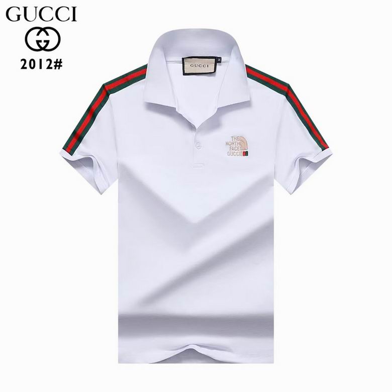 Wholesale Cheap G.ucci Short Sleeve Lapel T Shirts for Sale