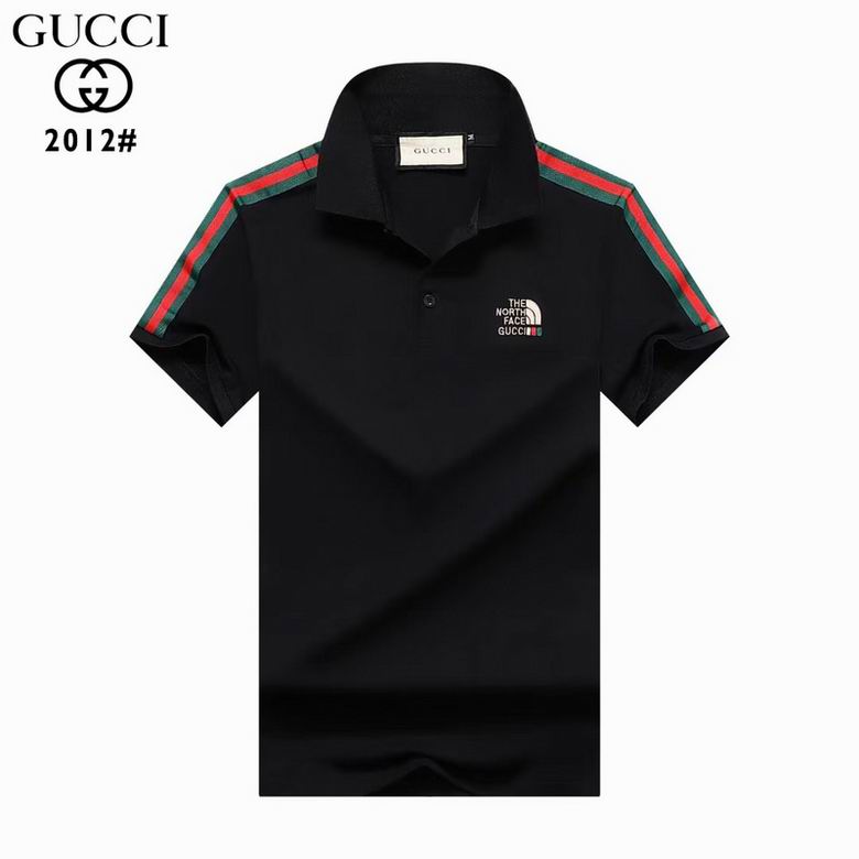 Wholesale Cheap G.ucci Short Sleeve Lapel T Shirts for Sale