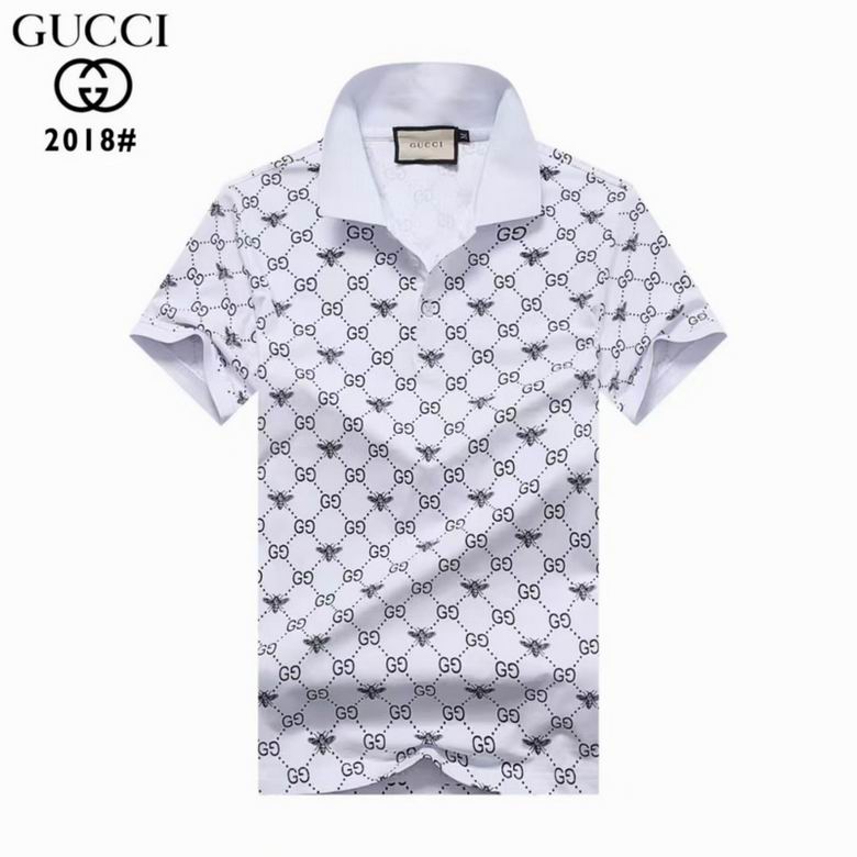 Wholesale Cheap G.ucci Short Sleeve Lapel T Shirts for Sale