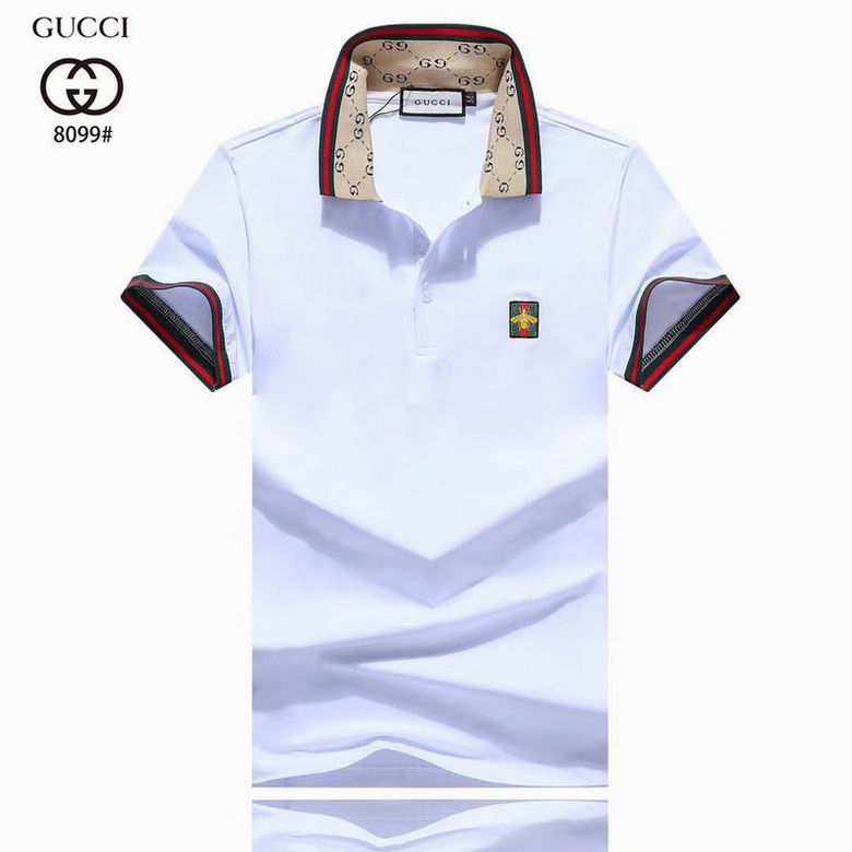 Wholesale Cheap G.ucci Short Sleeve Lapel T Shirts for Sale