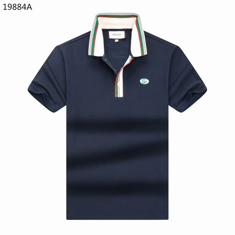 Wholesale Cheap G.ucci Short Sleeve Lapel T Shirts for Sale