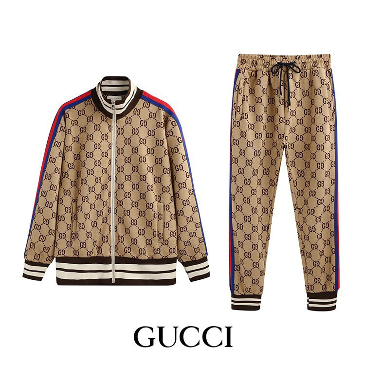 Wholesale Cheap G ucci Long Sleeve Tracksuit for Sale