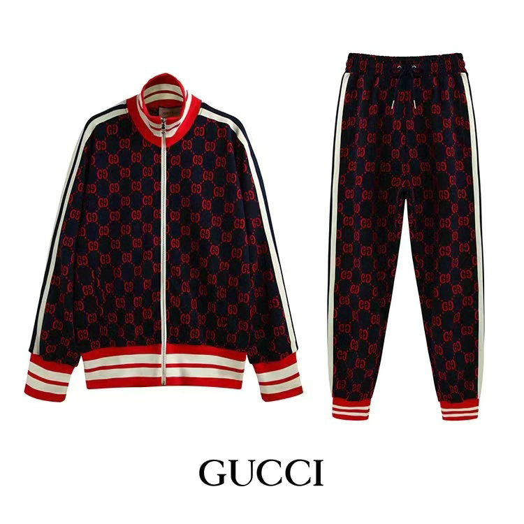 Wholesale Cheap G ucci Long Sleeve Tracksuit for Sale