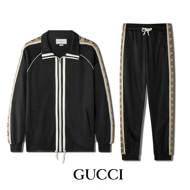 Wholesale Cheap G ucci Long Sleeve Tracksuit for Sale