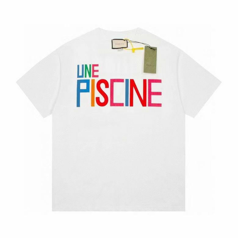 Wholesale Cheap G ucci Short Sleeve Replica T Shirts for Sale