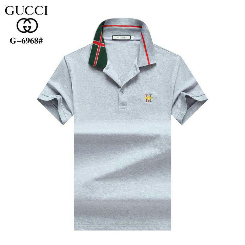Wholesale Cheap G ucci Shorts Sleeve Lapel T Shirts for Sale