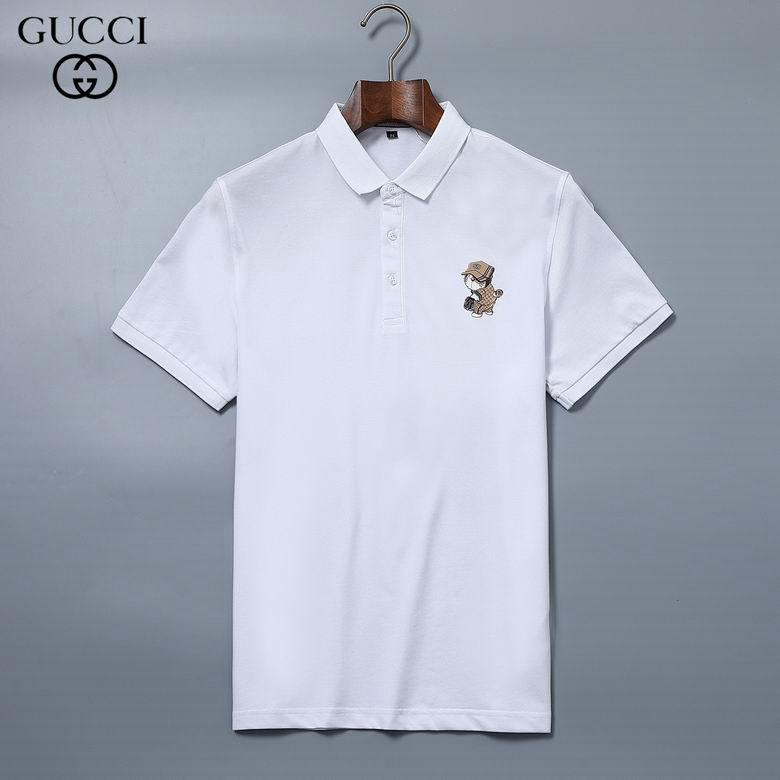 Wholesale Cheap G ucci Shorts Sleeve Lapel T Shirts for Sale