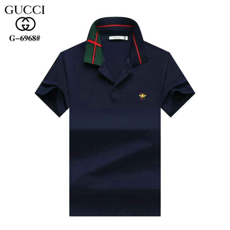 Wholesale Cheap G ucci Shorts Sleeve Lapel T Shirts for Sale