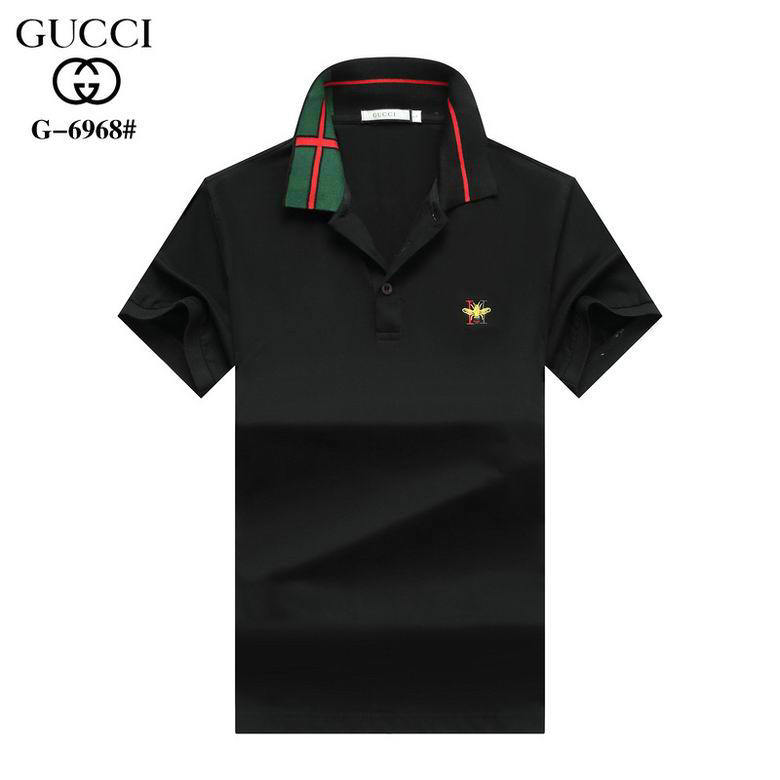 Wholesale Cheap G ucci Shorts Sleeve Lapel T Shirts for Sale