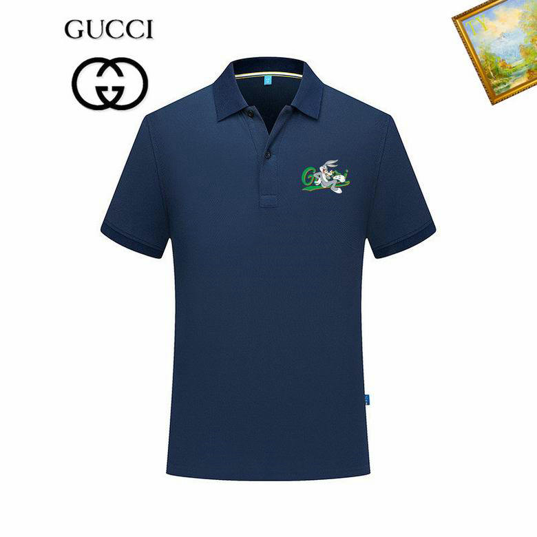 Wholesale Cheap G ucci Shorts Sleeve Lapel T Shirts for Sale