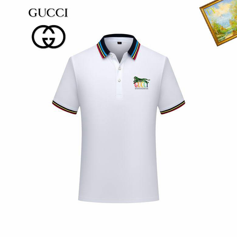 Wholesale Cheap G ucci Shorts Sleeve Lapel T Shirts for Sale