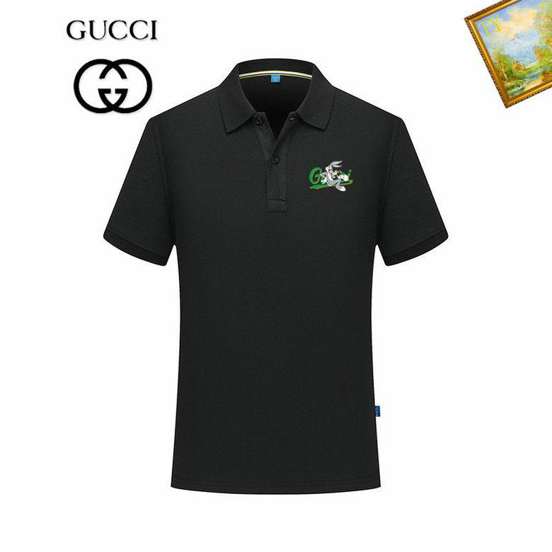 Wholesale Cheap G ucci Shorts Sleeve Lapel T Shirts for Sale