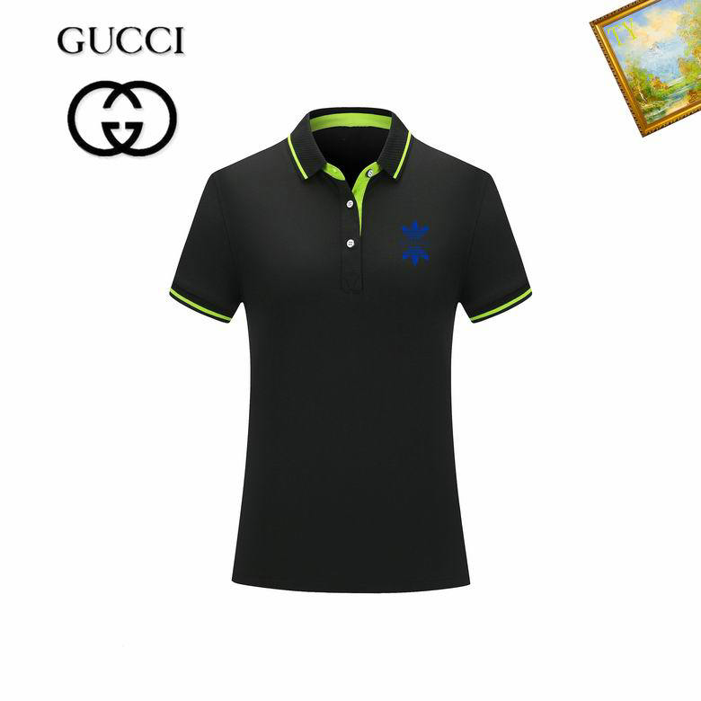 Wholesale Cheap G ucci Shorts Sleeve Lapel T Shirts for Sale