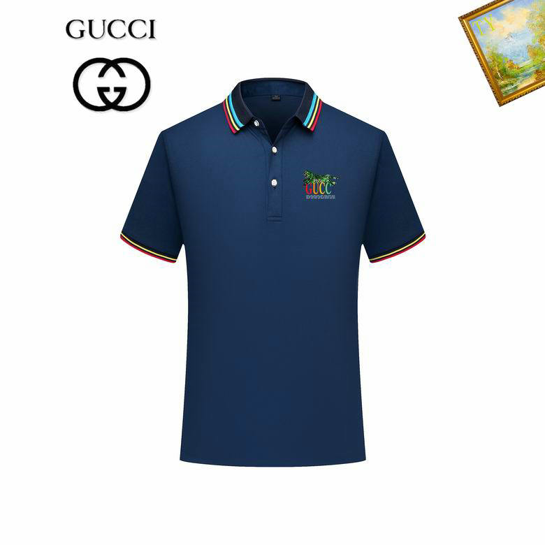 Wholesale Cheap G ucci Shorts Sleeve Lapel T Shirts for Sale