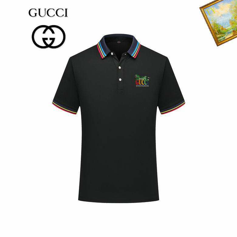 Wholesale Cheap G ucci Shorts Sleeve Lapel T Shirts for Sale