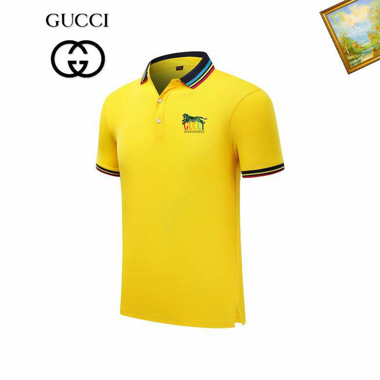 Wholesale Cheap G ucci Shorts Sleeve Lapel T Shirts for Sale