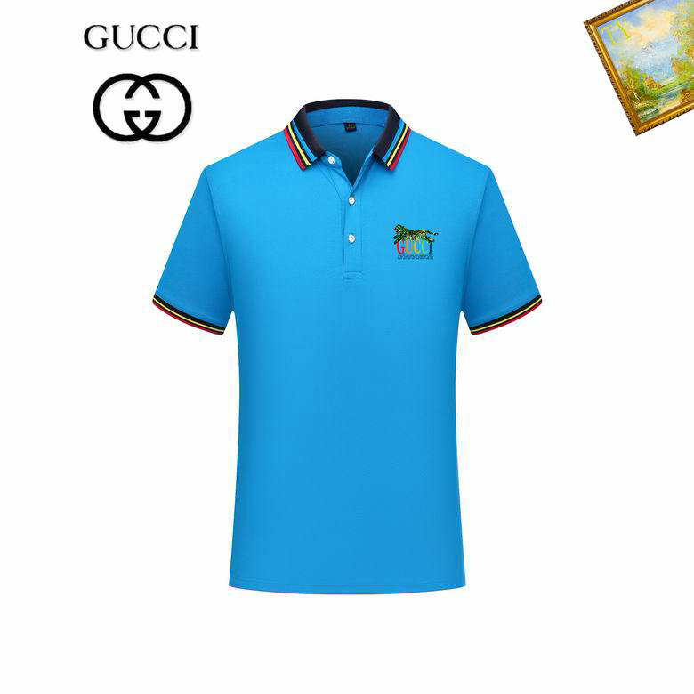 Wholesale Cheap G ucci Shorts Sleeve Lapel T Shirts for Sale