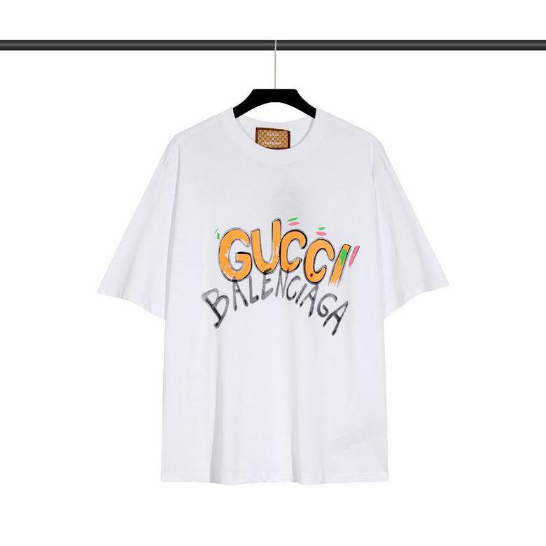 Wholesale Cheap G ucci Short Sleeve T shirts for Sale