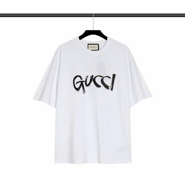 Wholesale Cheap G ucci Short Sleeve T shirts for Sale