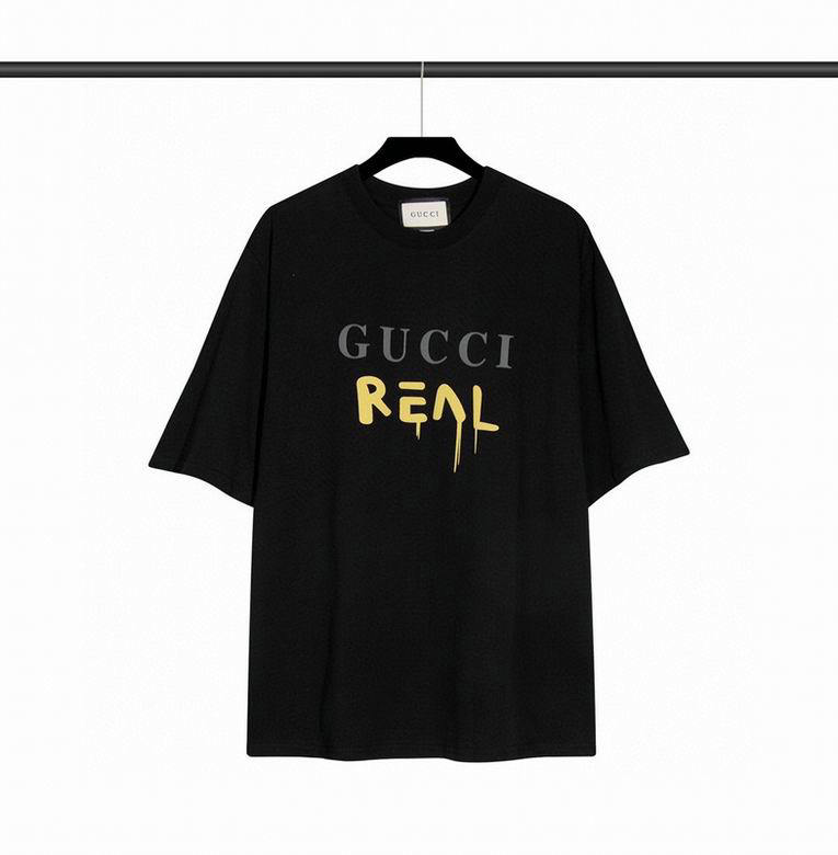 Wholesale Cheap G ucci Short Sleeve T shirts for Sale
