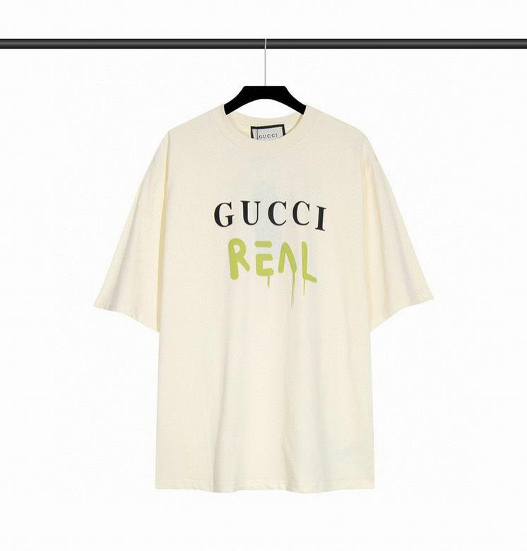 Wholesale Cheap G ucci Short Sleeve T shirts for Sale