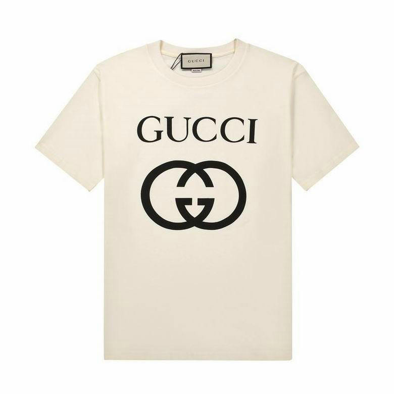 Wholesale Cheap G ucci Short Sleeve T shirts for Sale