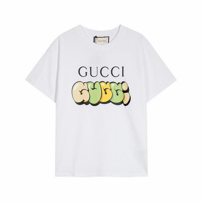 Wholesale Cheap G ucci Short Sleeve T shirts for Sale