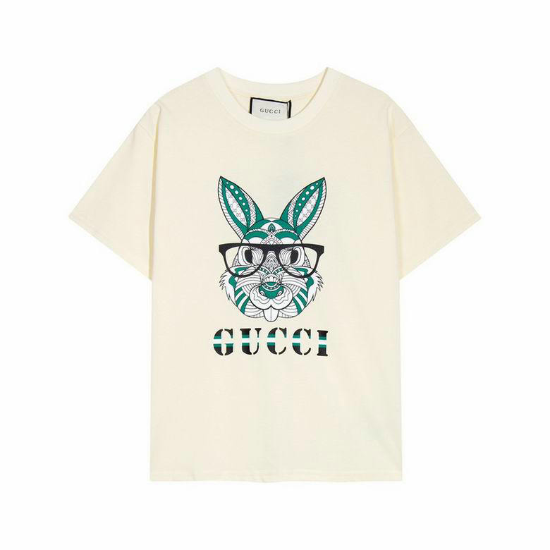 Wholesale Cheap G ucci Short Sleeve T shirts for Sale