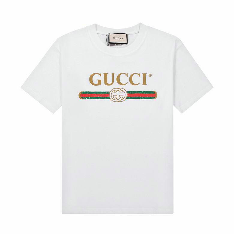 Wholesale Cheap G ucci Short Sleeve T shirts for Sale