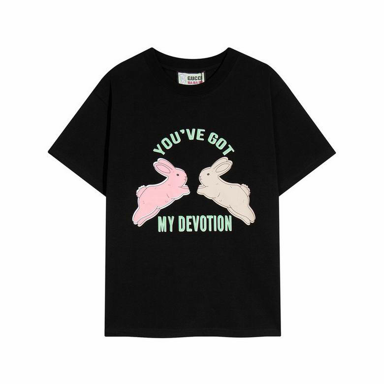 Wholesale Cheap G ucci Short Sleeve T shirts for Sale