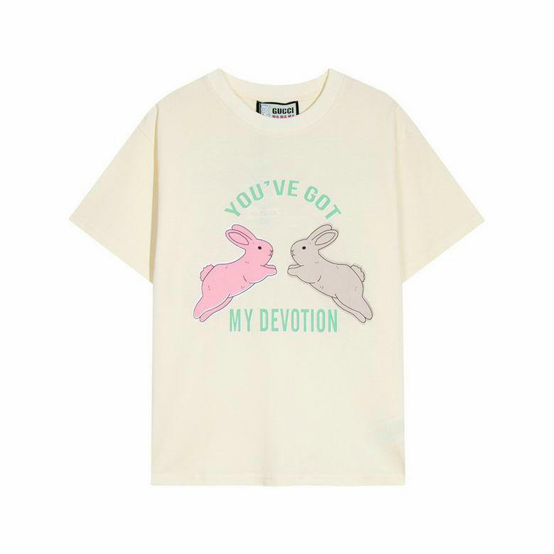 Wholesale Cheap G ucci Short Sleeve T shirts for Sale